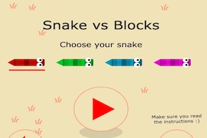 snake vs block